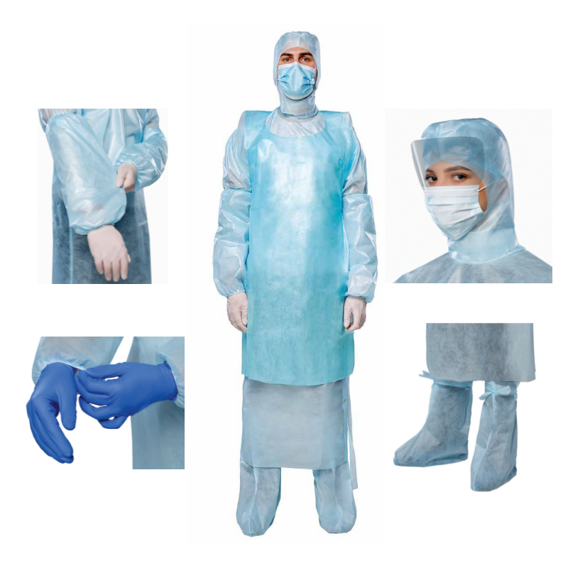 Комплект одягу захисного Анти-Снід №2, стерильний, одноразовий,ТМ"АХІЛЛ"